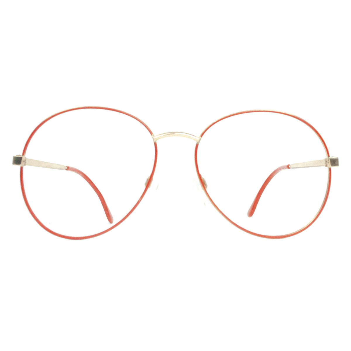 Round glasses rose clearance gold