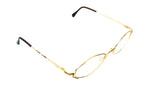 Cazal Model 415 Gold Metal Retro Glasses