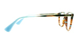 Prada Model VPR 13U Brown Tortoiseshell & Pale Blue Glasses Frame