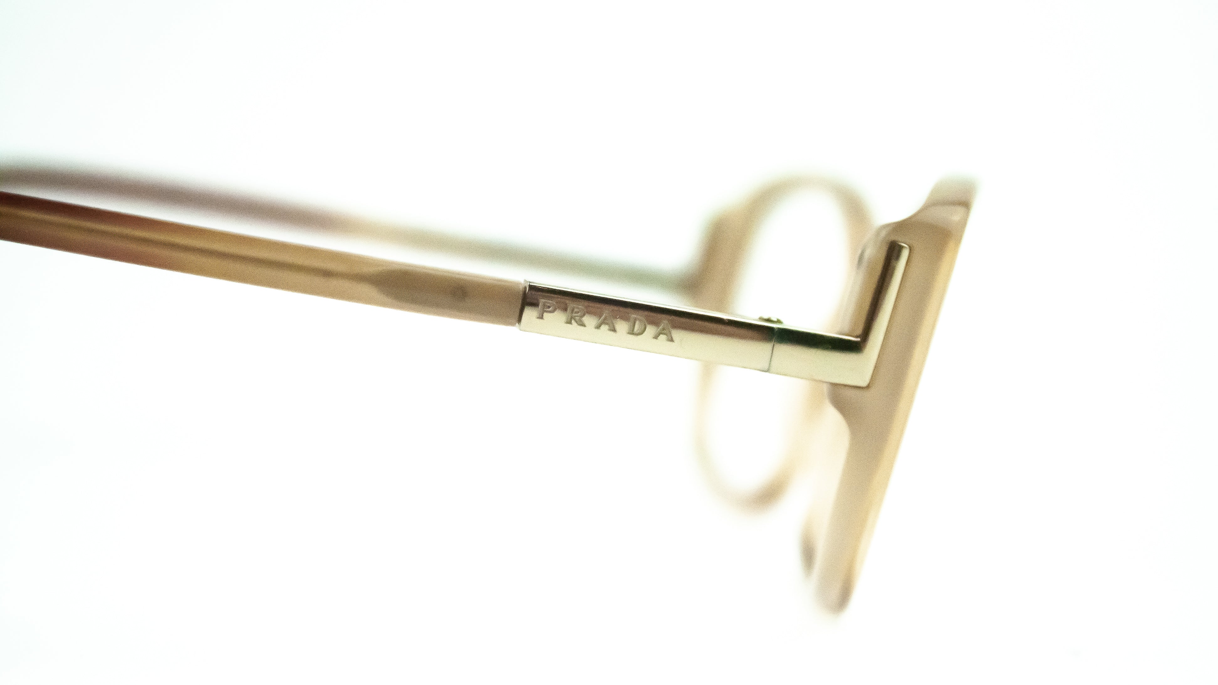 Prada Model PR 02N Blush Translucent Glasses Frame