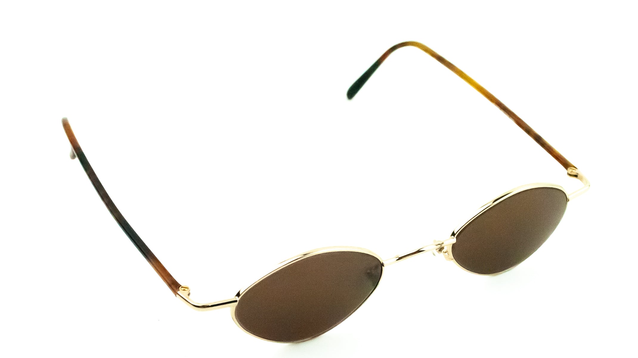 Francois Pinton Model K582 Brown Oval Sunglasses