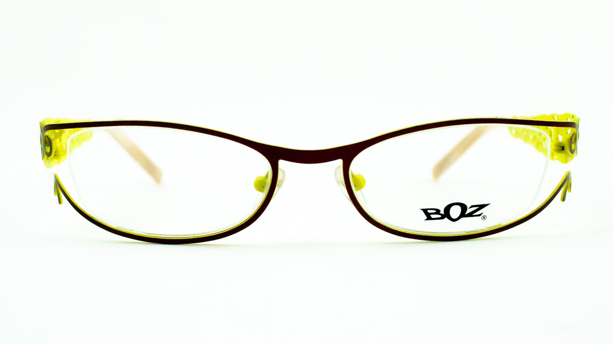 BOZ OCTAVE Yellow & Brown Glasses