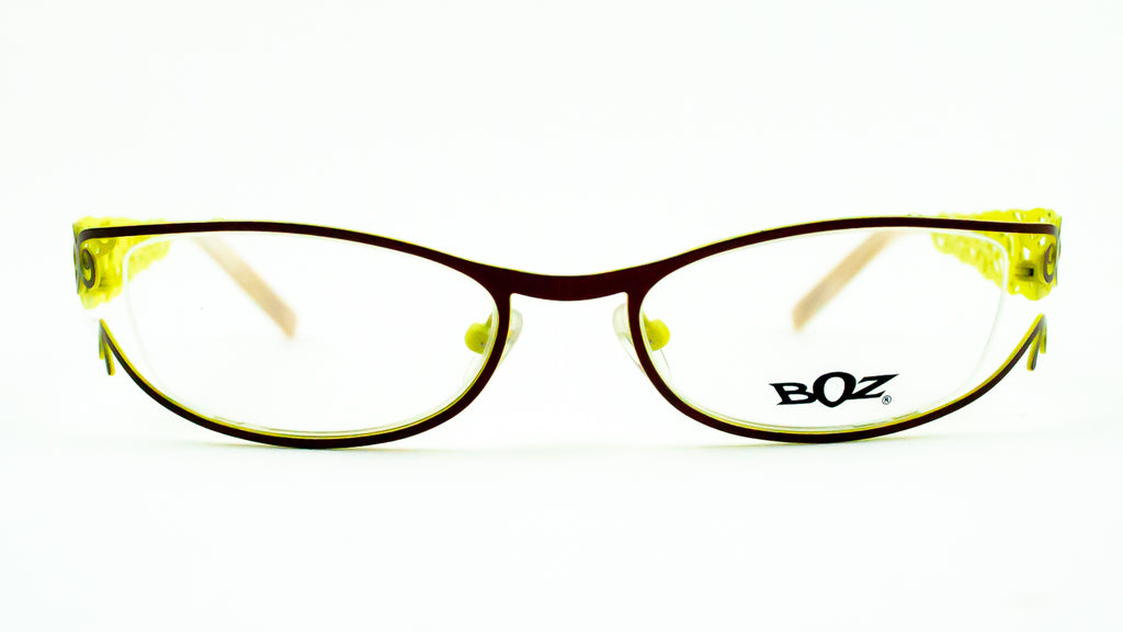 BOZ OCTAVE Yellow & Brown Glasses