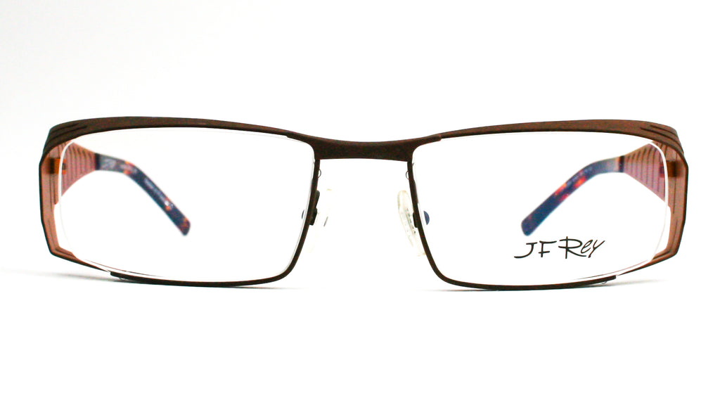JF Rey Model 2309 Brown Metal Glasses