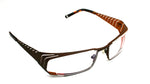 JF Rey Model 2309 Brown Metal Glasses