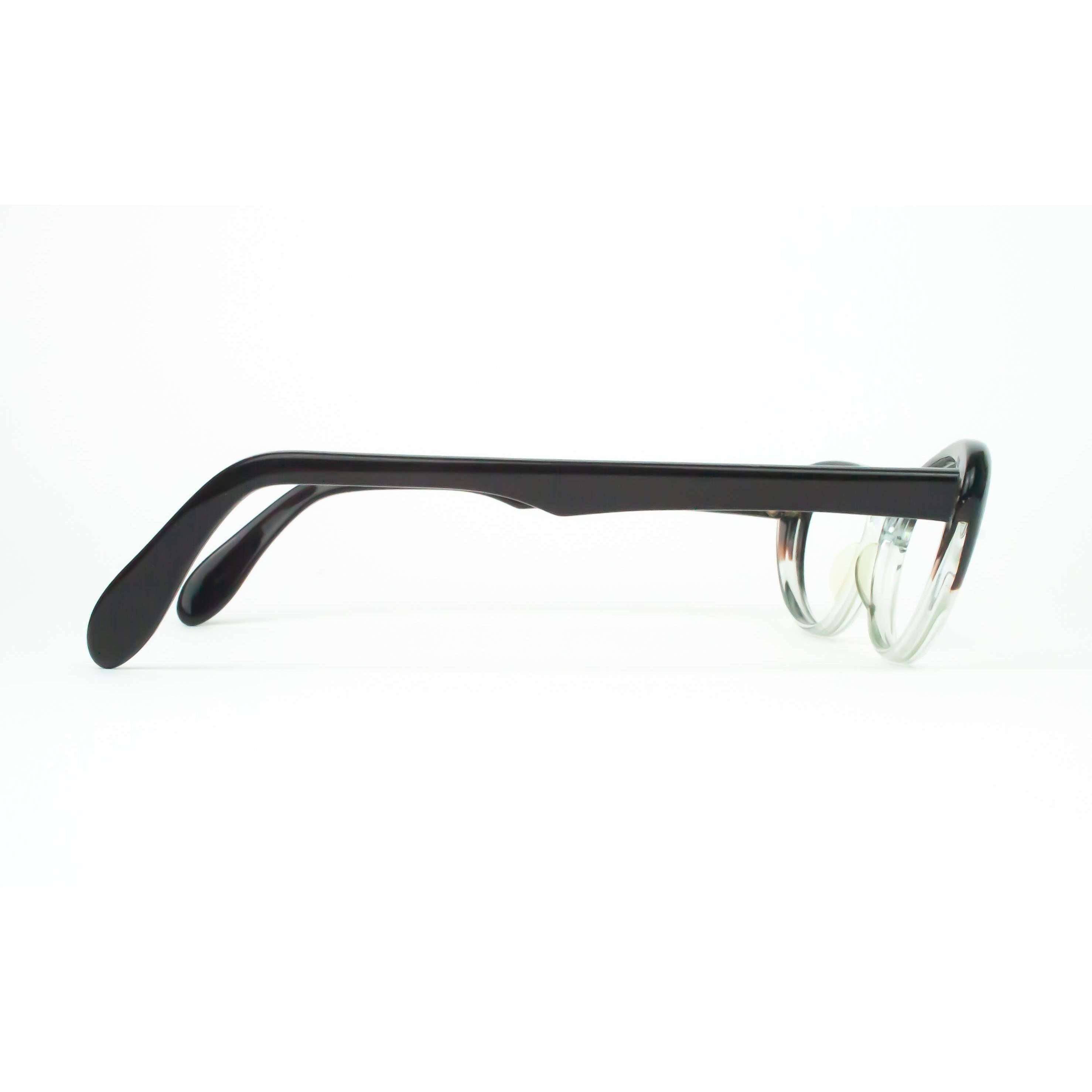 Optura Model Ribanna Brown Cat Eye Retro Glasses