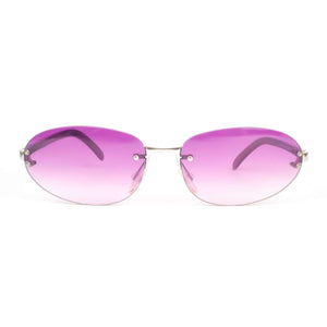 Fendi Model SL7327 Oval Pink Sunglasses