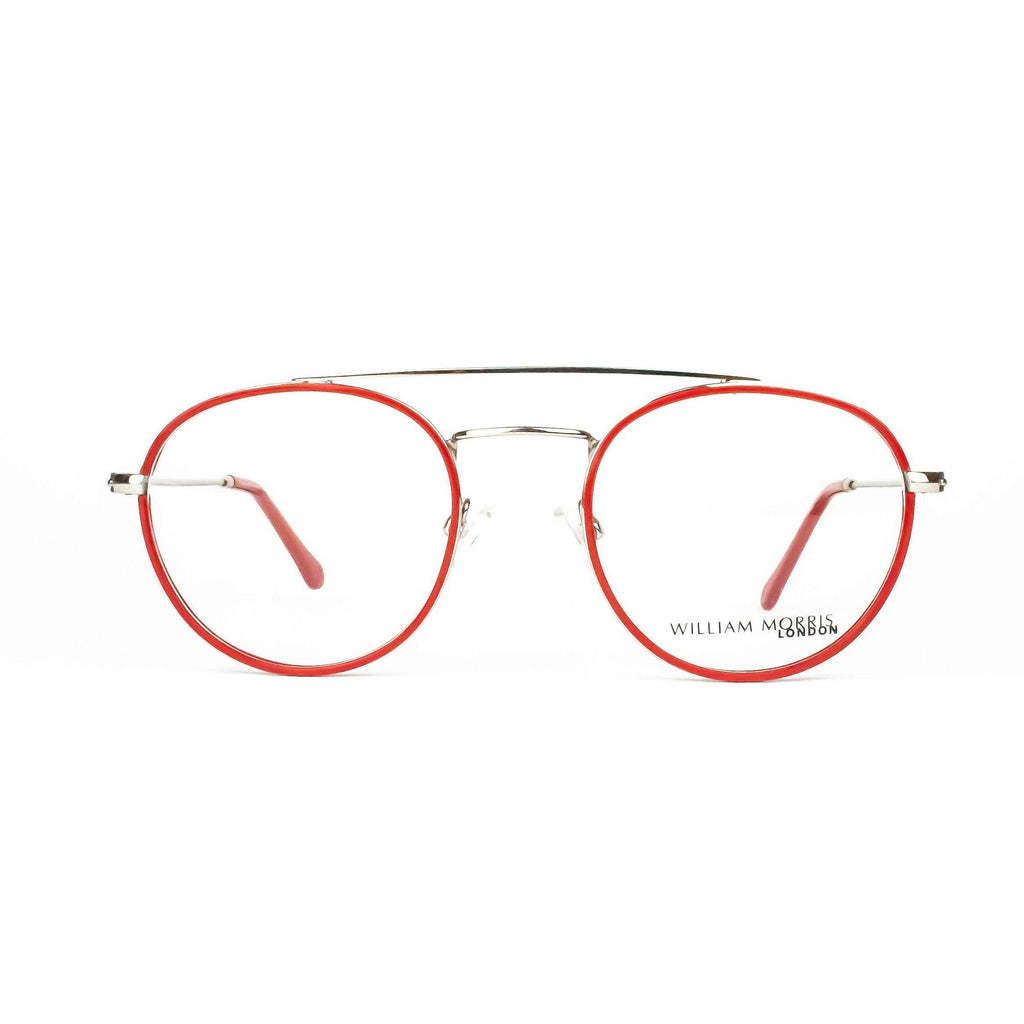 William Morris London LN50098 Red Round Glasses