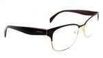 Prada Burgundy Cat Eye Ladies Glasses Frames VPR65R