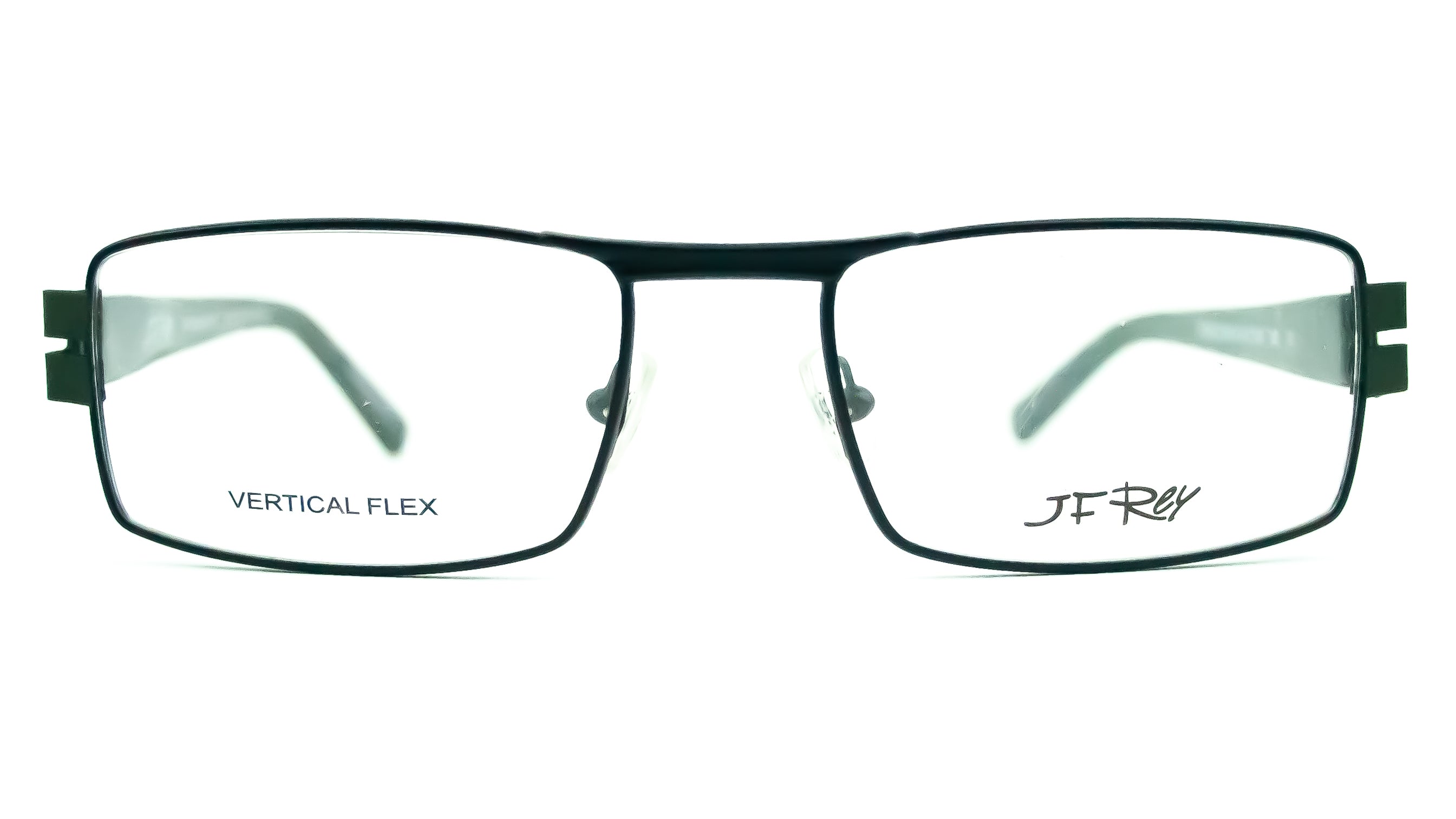 JF Rey Model 2392 Black Metal Rectangular Glasses Col.0045