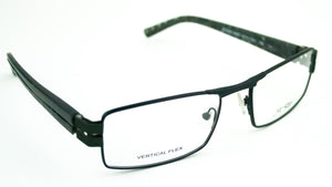 JF Rey Model 2392 Black Metal Rectangular Glasses Col.0045