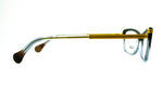 BOZ Woody Cat Eye Yellow and Grey Oval Glasses