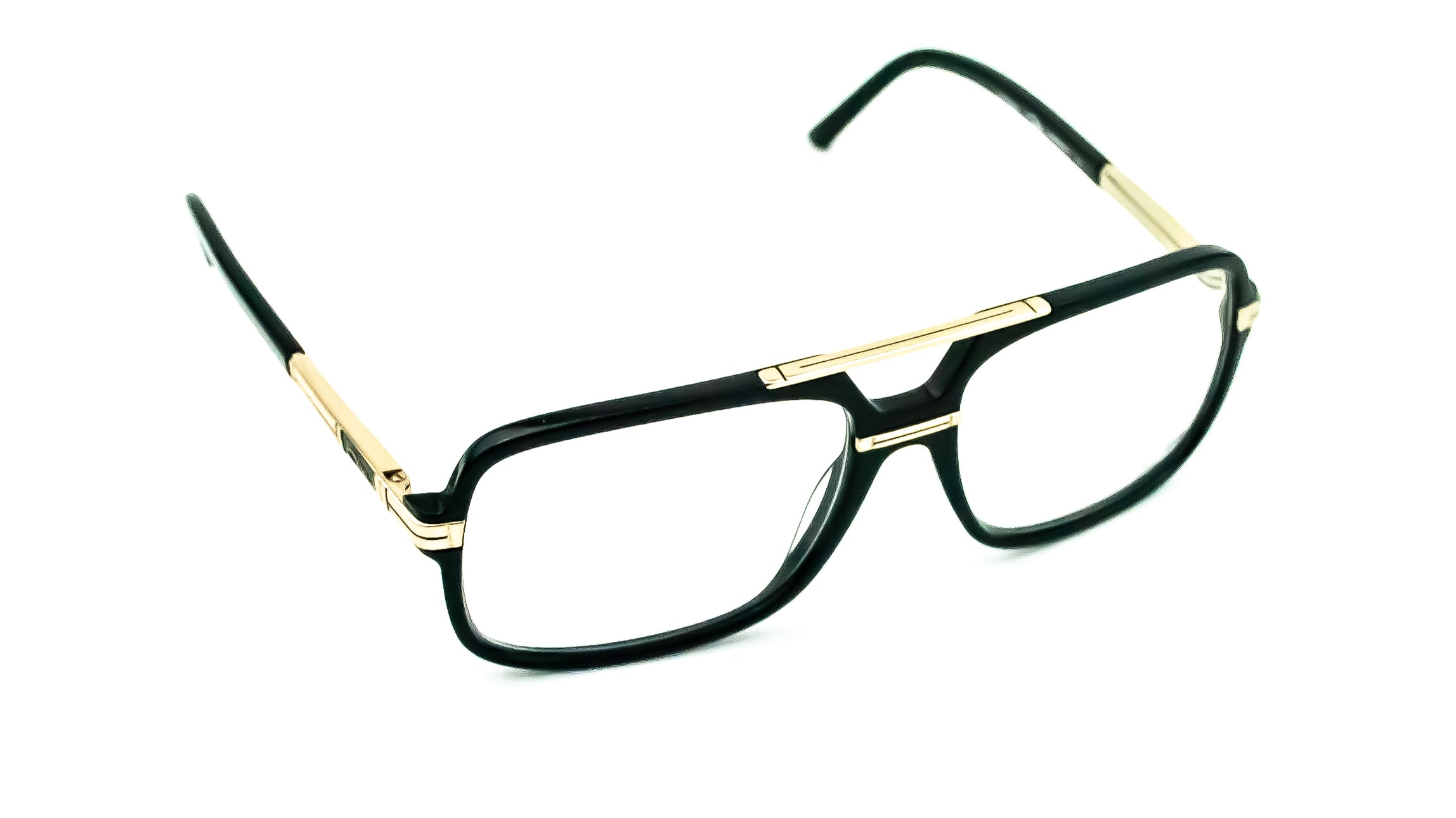 Cazal Model 6026 Col 001 Black/Gold Glasses