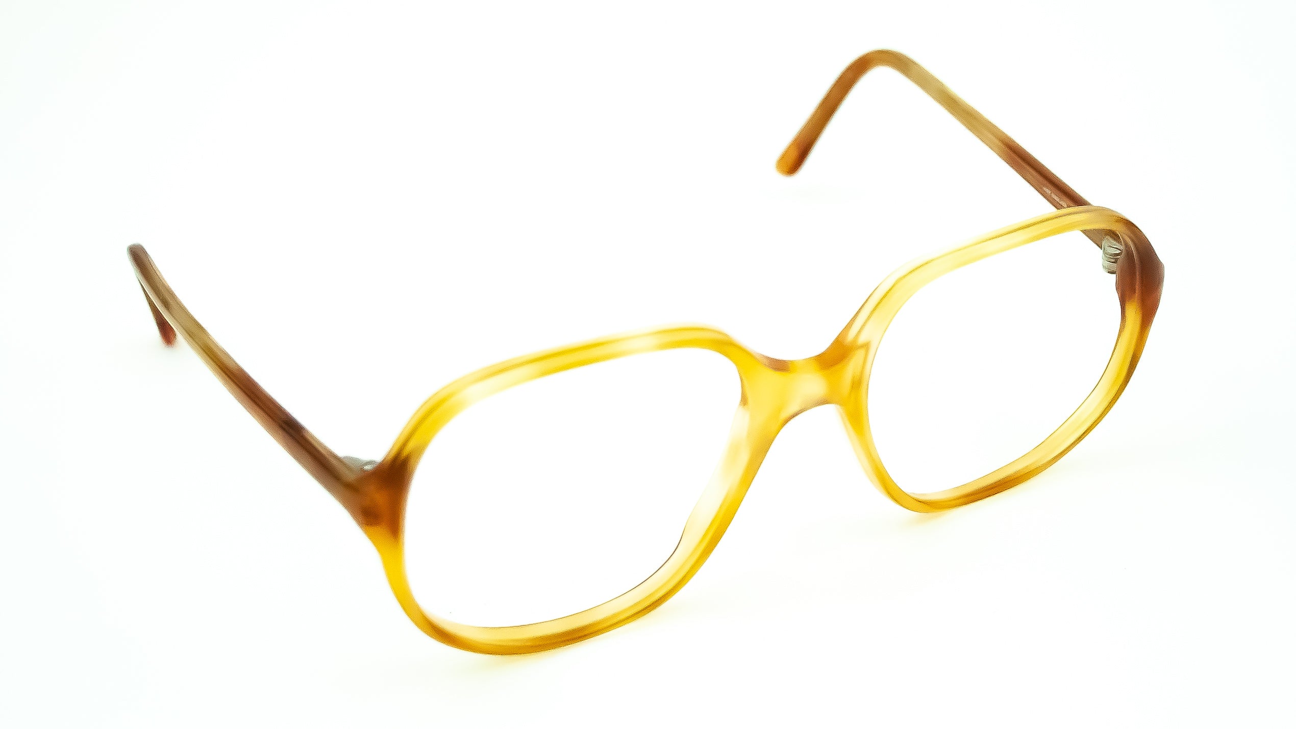 Toffee Oversize Vintage Glasses Frames
