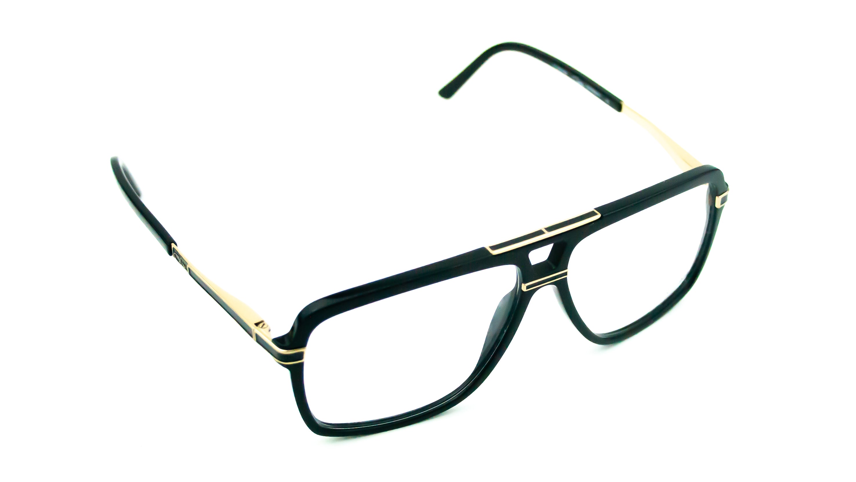 Cazal Model 6018 Col 001 Square Titanium Glasses