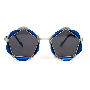 BOZ Ilusion Blue Oversize Sunglasses