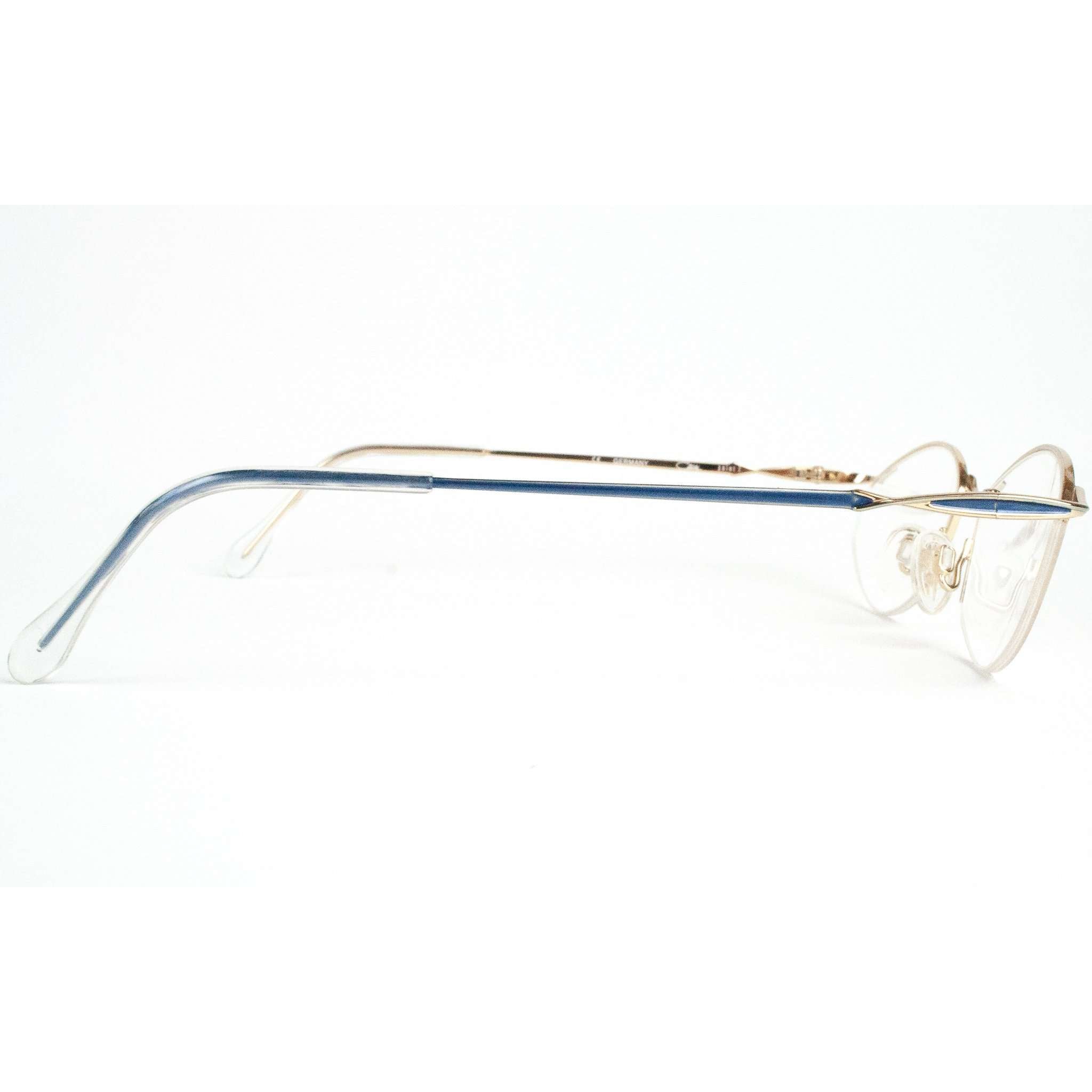 Cazal Point 2 Model 1147 Retro Oval Blue Glasses