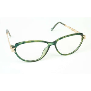 Christian Lacroix Cat Eye Gold-Green Glasses