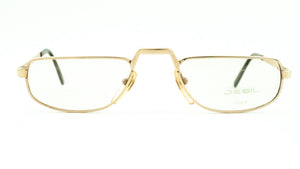 Desil Lettura 1/2 Eye Gold Glasses Frames