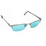 Emanuel Ungaro Model 3021 Turquoise & Chrome Sunglasses