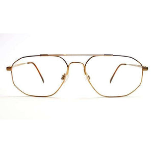 Caplan Aviator-style Gold Glasses