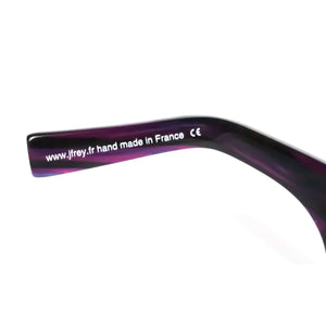 JF Rey Model 2287 Purple Metal Glasses
