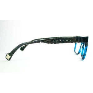 JF Rey Model 1296 0525 Blue Square Glasses