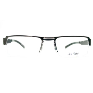 JF Rey Model 2405 Black Semi Rimless Glasses