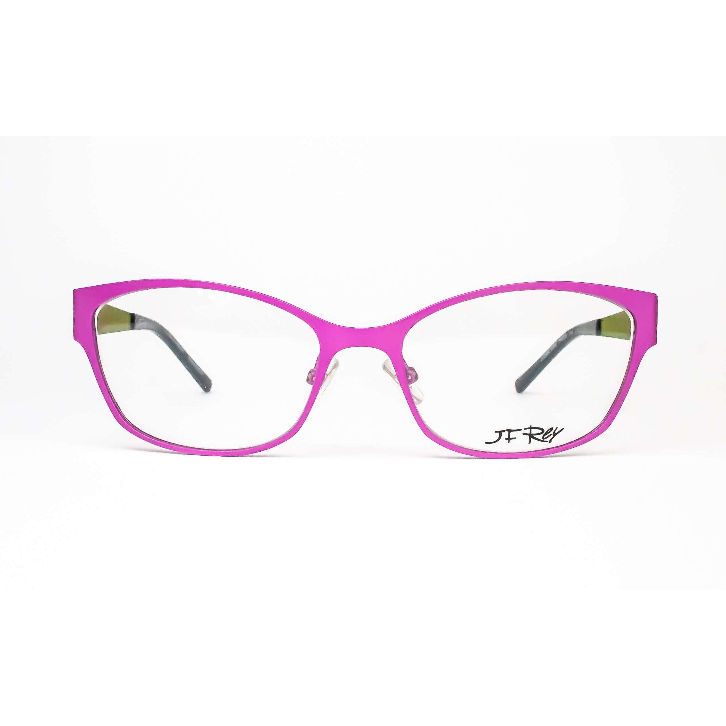 JF Rey Model 2588 Pink Cat Eye Metal Glasses