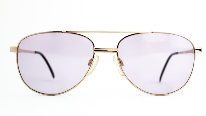 Peri Aviator-style Gold Sunglasses