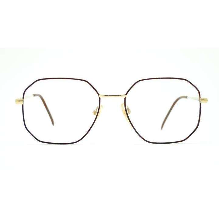 Octavia Square Burgundy Glasses