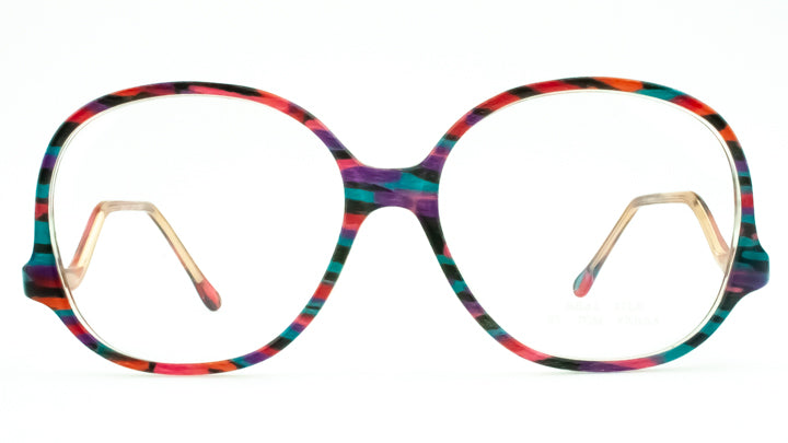 Tom Ferra Real Silk Vintage Round Glasses Frames
