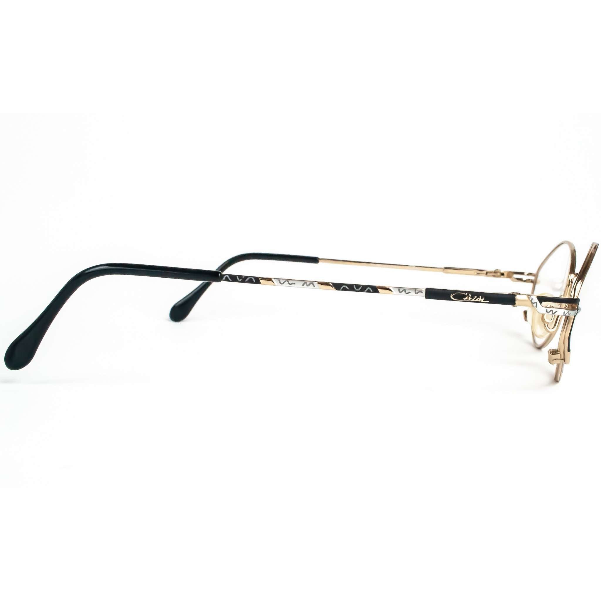 Cazal Model 415 Gold Metal Retro Glasses