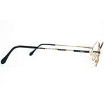 Cazal Model 415 Gold Metal Retro Glasses