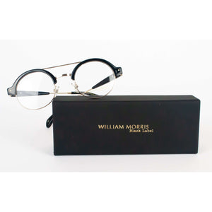 William Morris Black Label Model BL40004 Black Round Glasses