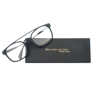 William Morris Black Label BL036 Black Aviator-style Glasses