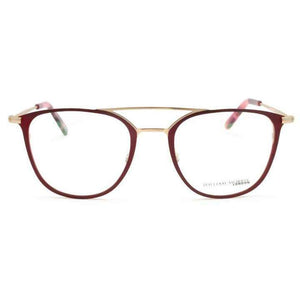 William Morris London LN50089 Burgundy Square Glasses