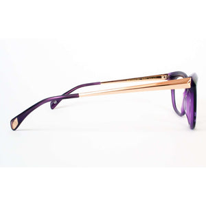 William Morris Black Label Model BL40014  Cat Eye Purple Glasses